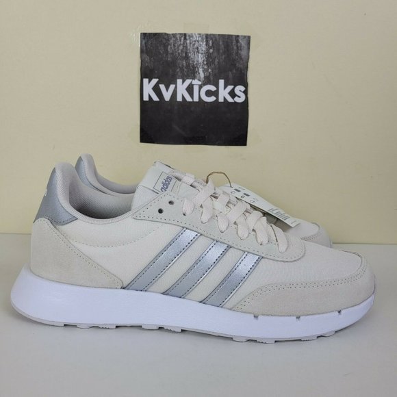 Adidas Run 60s 2.0 Chalk White / Silver Metallic / Dash Grey (FZ0959)
